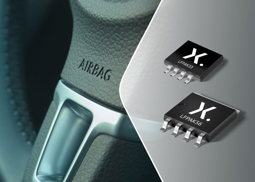Nexperia launches new portfolio of application specific MOSFETs (ASFETs) for automotive airbags